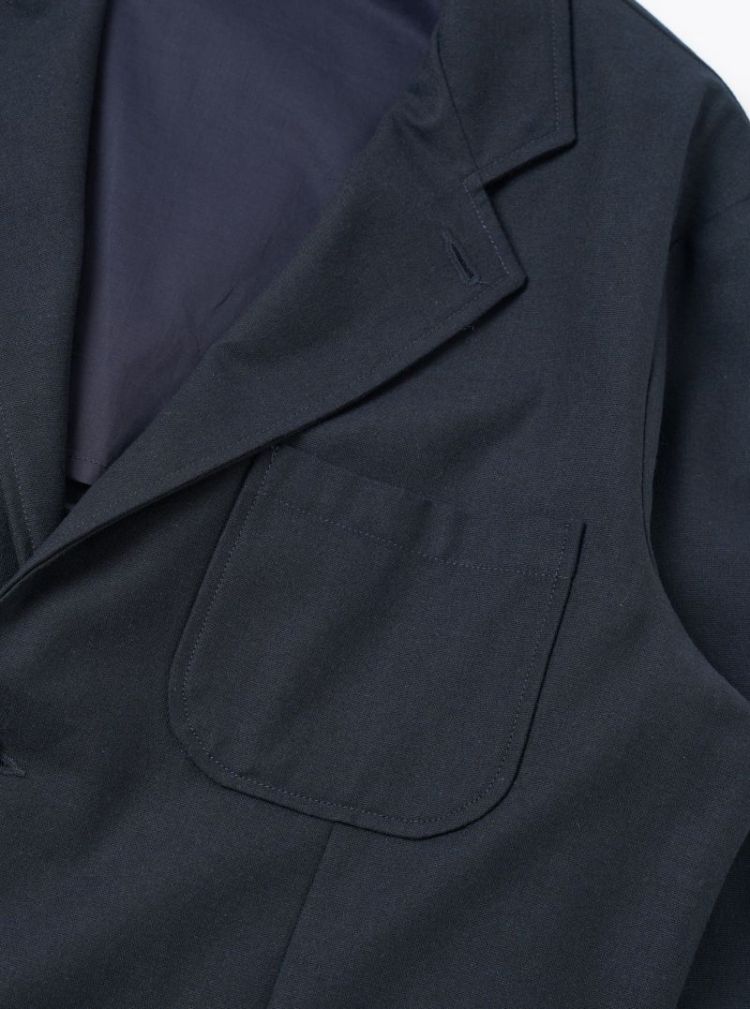 TWO BUTTON JACKET - NAVY
