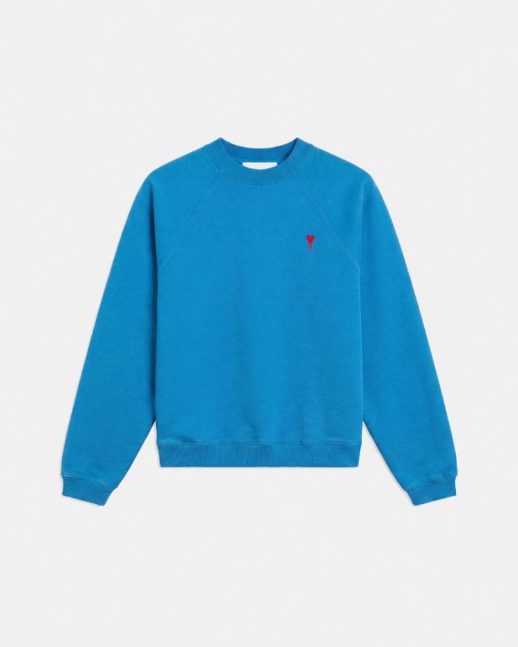 QUOTA - BOXY SWEATSHIRT WITH C A402 COBALT BLU