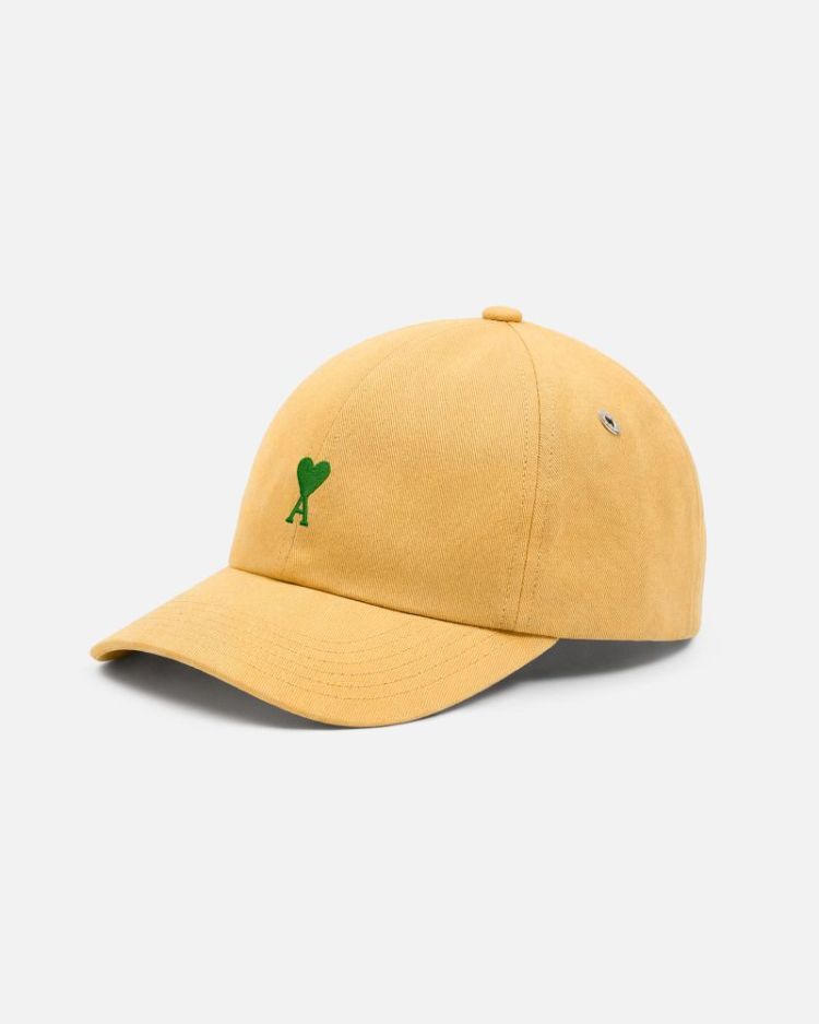 AMI DE COEUR EMBROIDERY CAP A782 OCHER/GREE