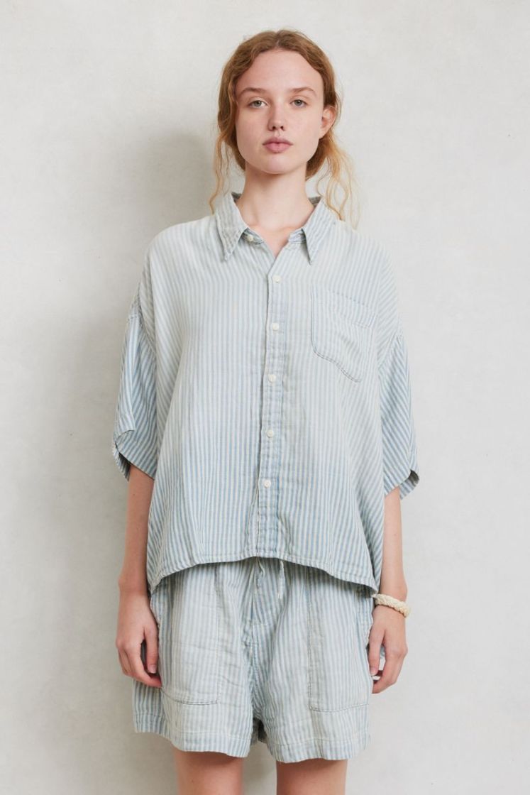 BUTTON DOWN 69 INDIGO DOUBL