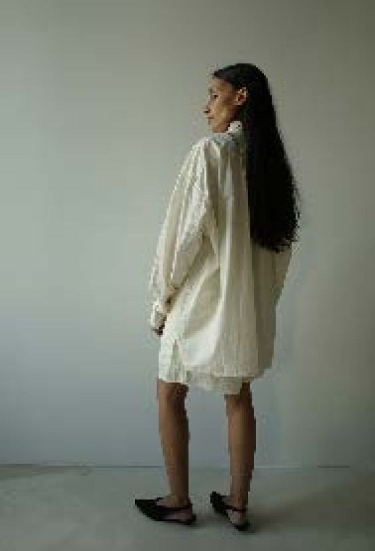 BEY poplin shirt - Ivory