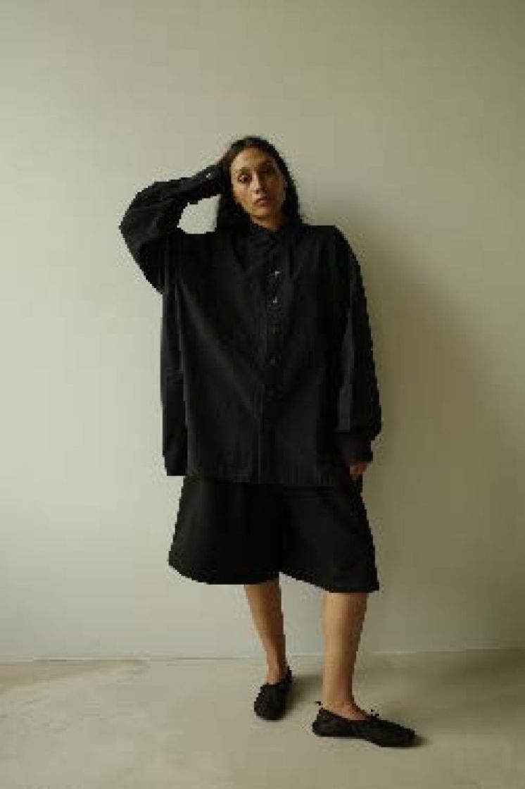 BEY poplin shirt - Navy