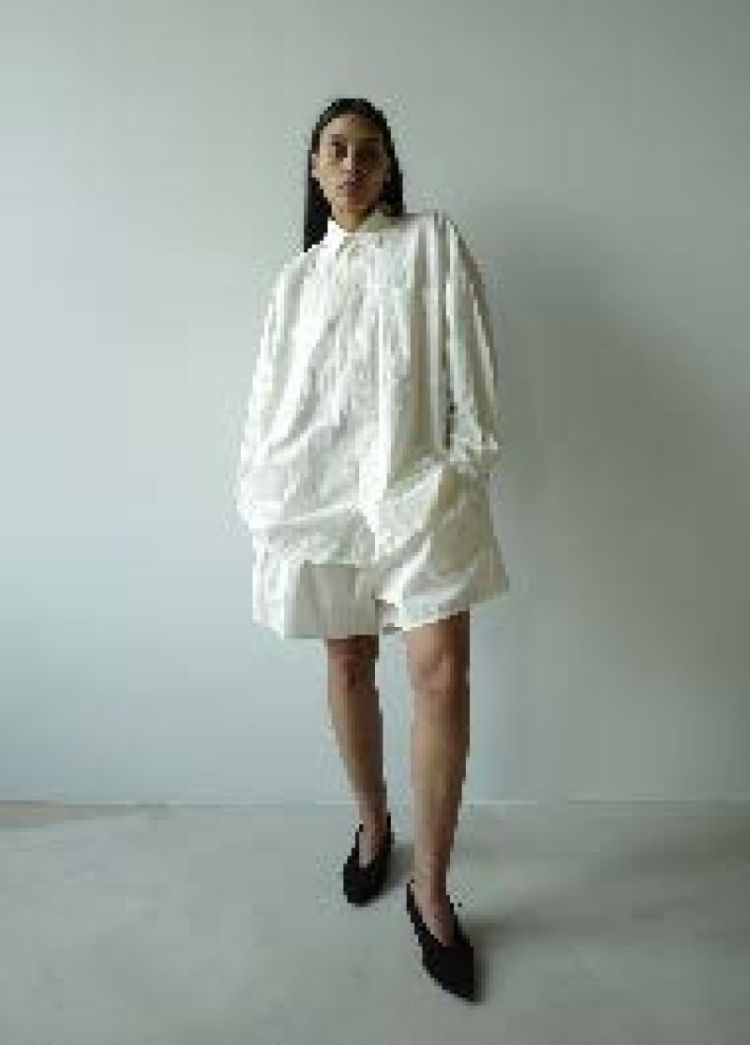 JOY poplin short - Ivory