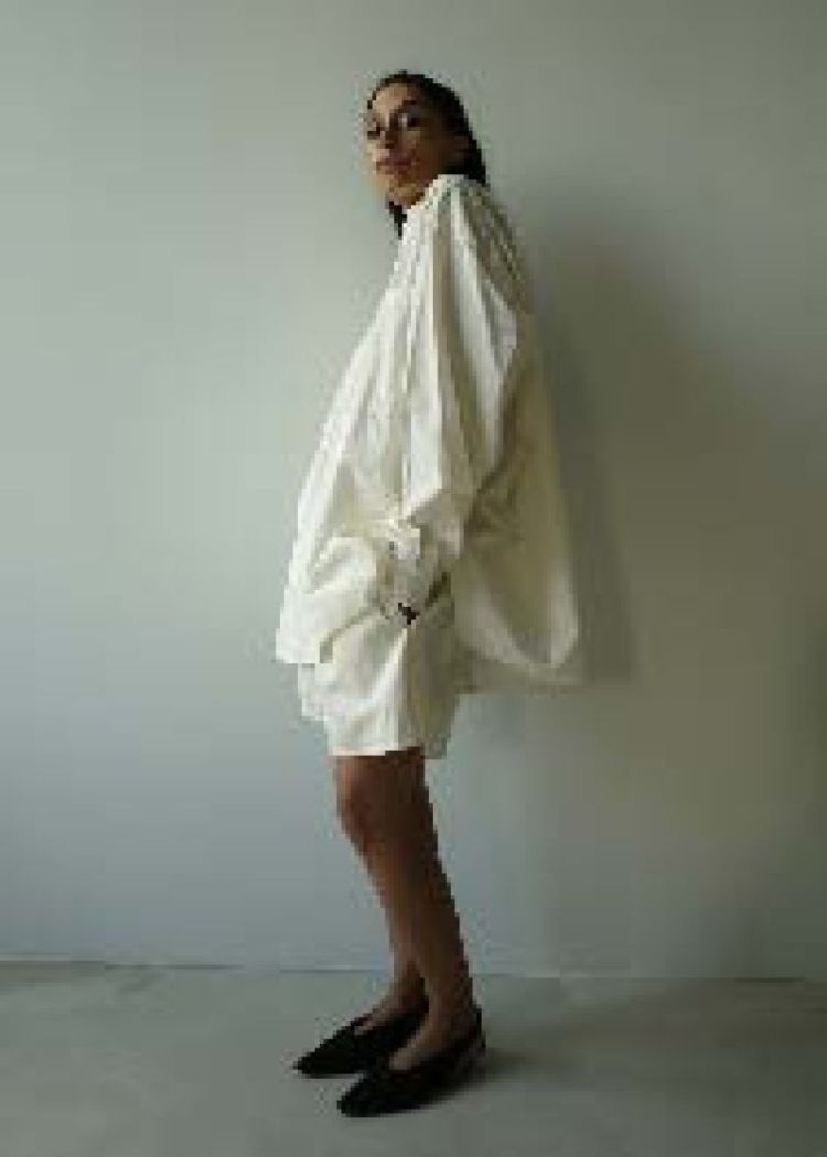 JOY poplin short - Ivory