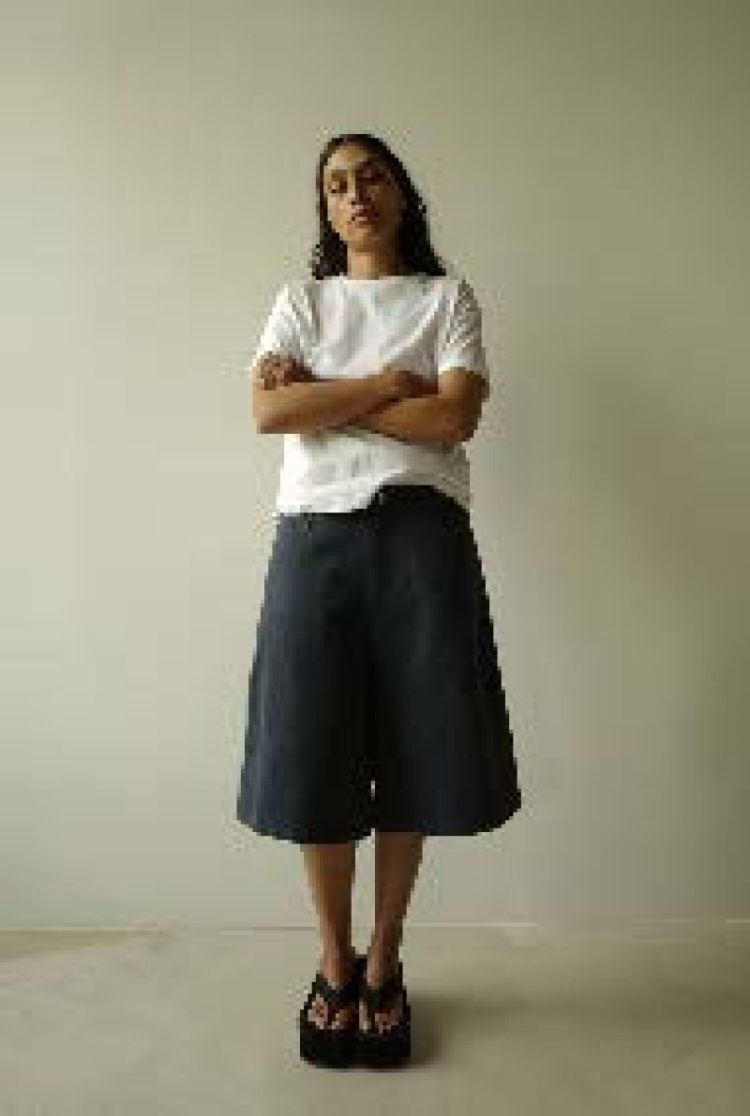 ZEP baggy short - Wale blue